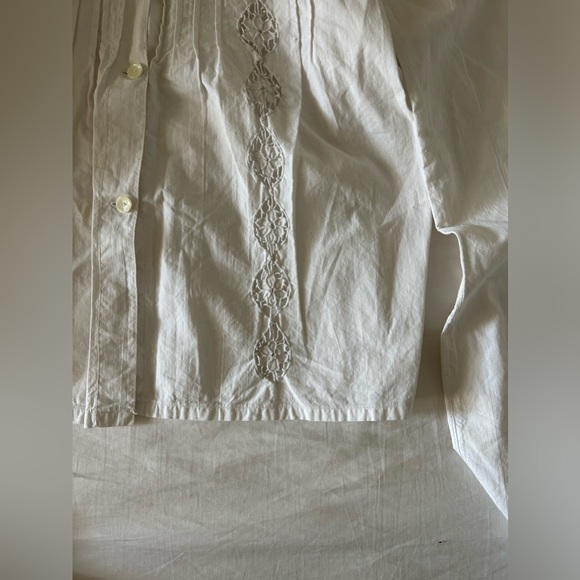 Vintage Cotton Shirt with Eyelet Details - Picture 6 of 8
